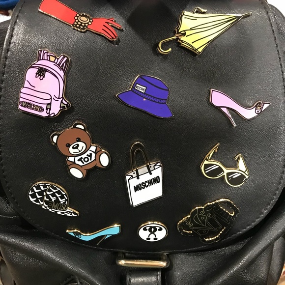 Moschino Pin Backpack - Picture 5 of 12
